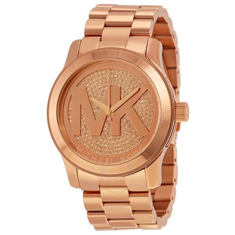 michael kors damenuhr rosegold mk|michael kors rose gold tone.